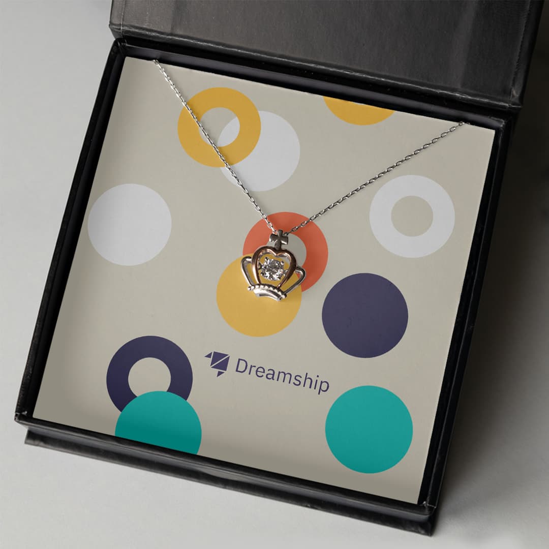 Crown Pendant Necklace