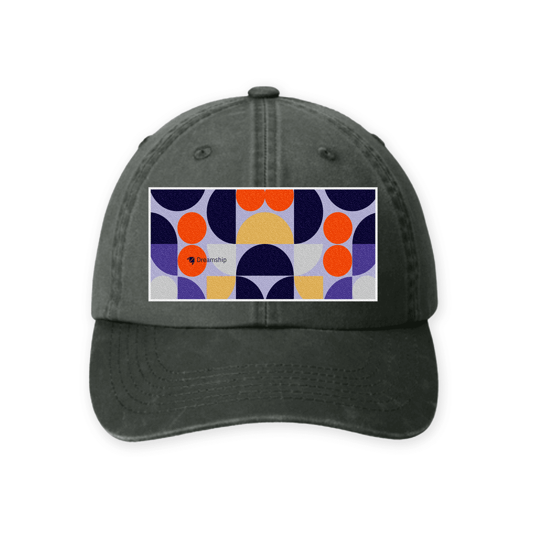 Embroidered Washed Baseball Cap