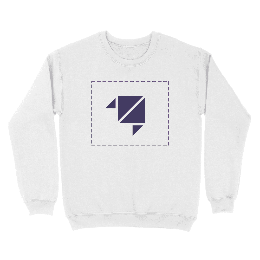 Standard Unisex Embroidered Crewneck Sweatshirt (Center)