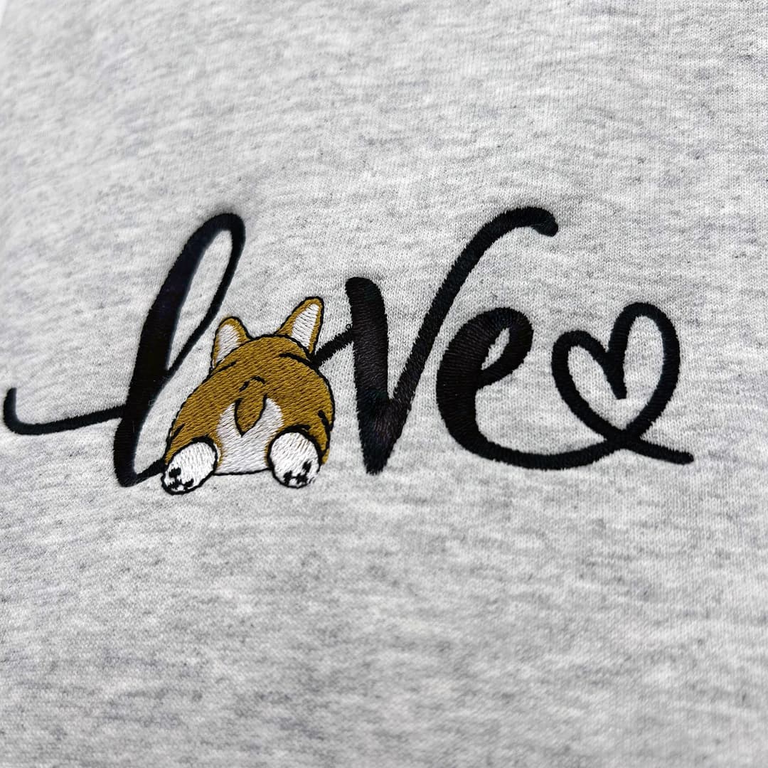 Standard Unisex Embroidered Crewneck Sweatshirt (Center)