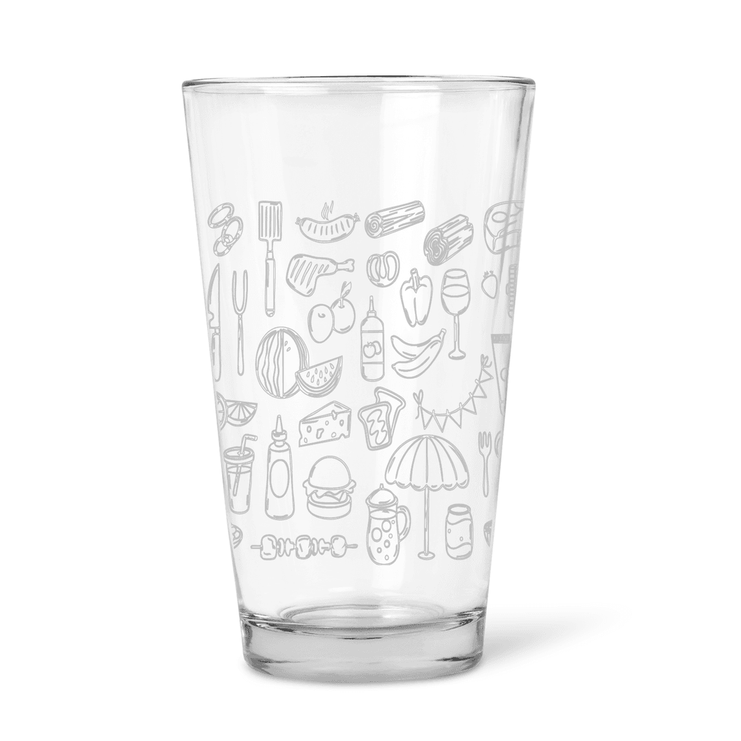 Engraved Pint glass