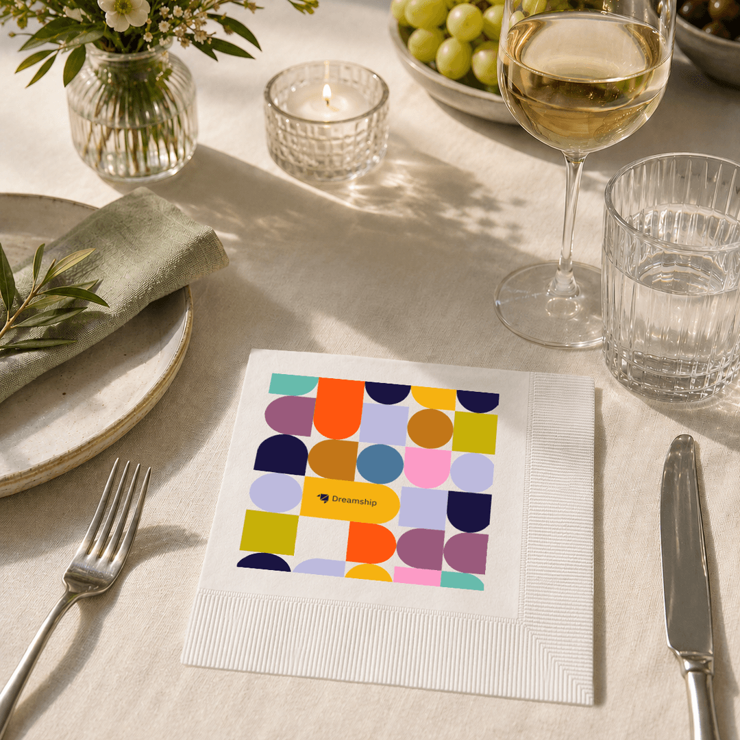 Coined Luncheon Napkins