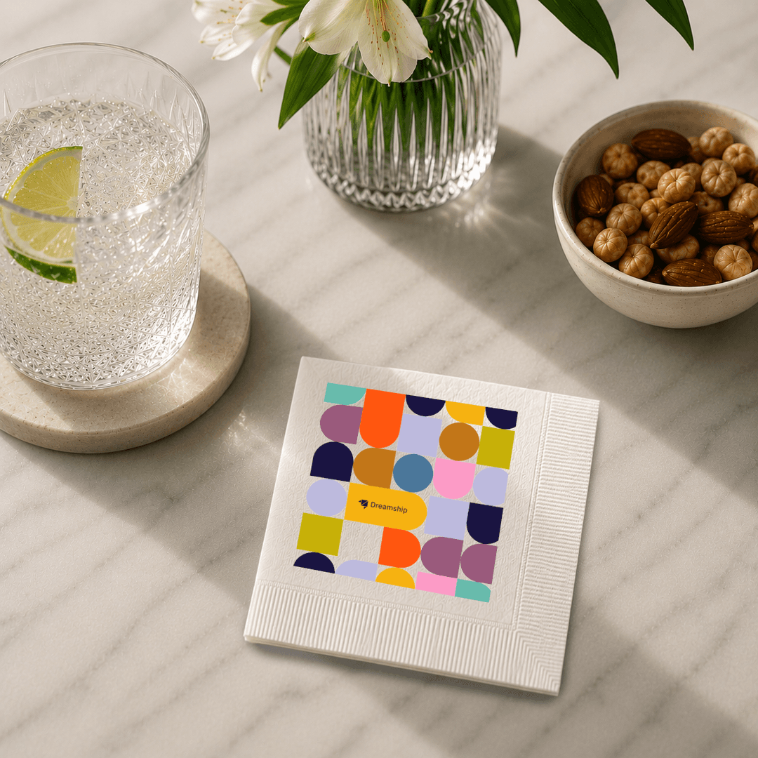 Coined Beverage Napkins