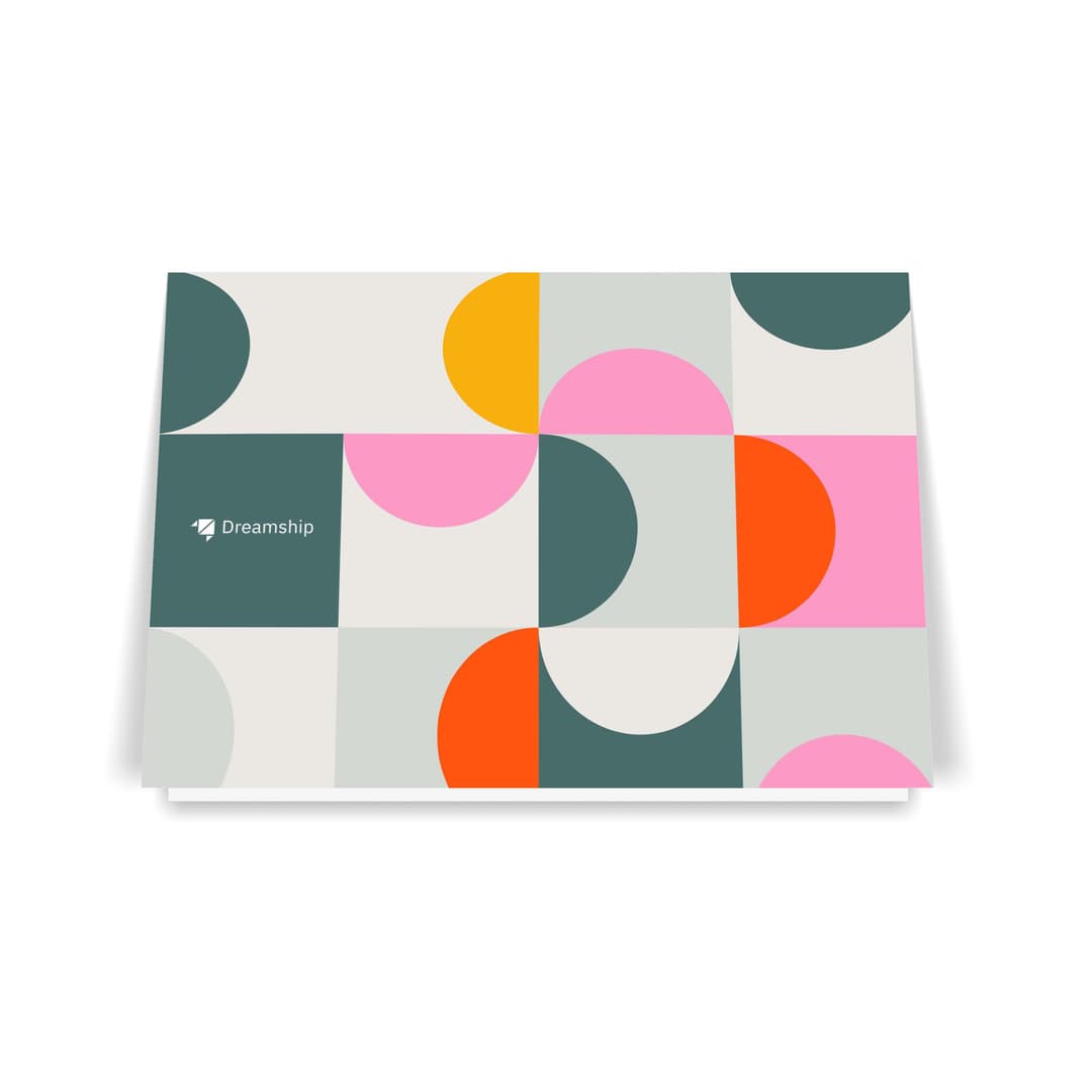 7x5 Folded Greeting Card