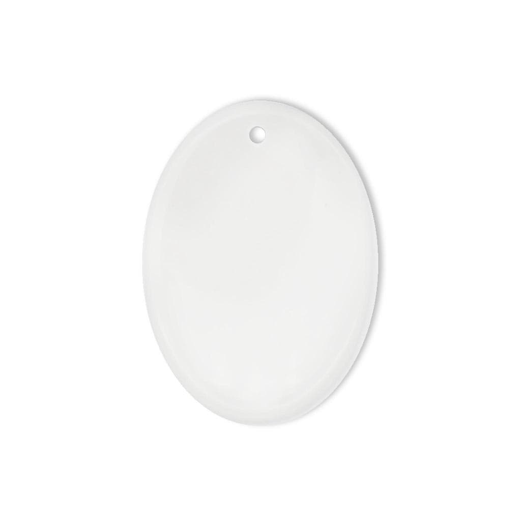 Oval Ceramic Ornament