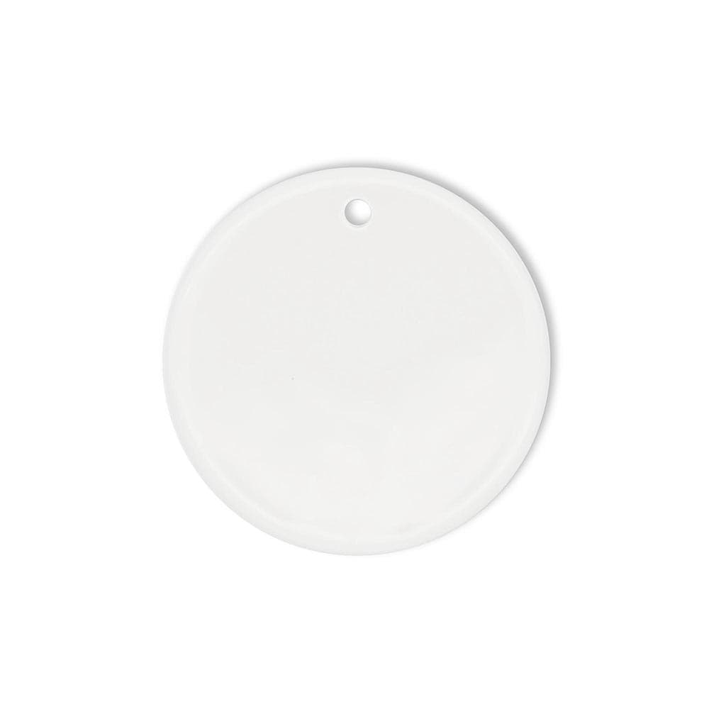 Circle Ceramic Ornament (2 sided)