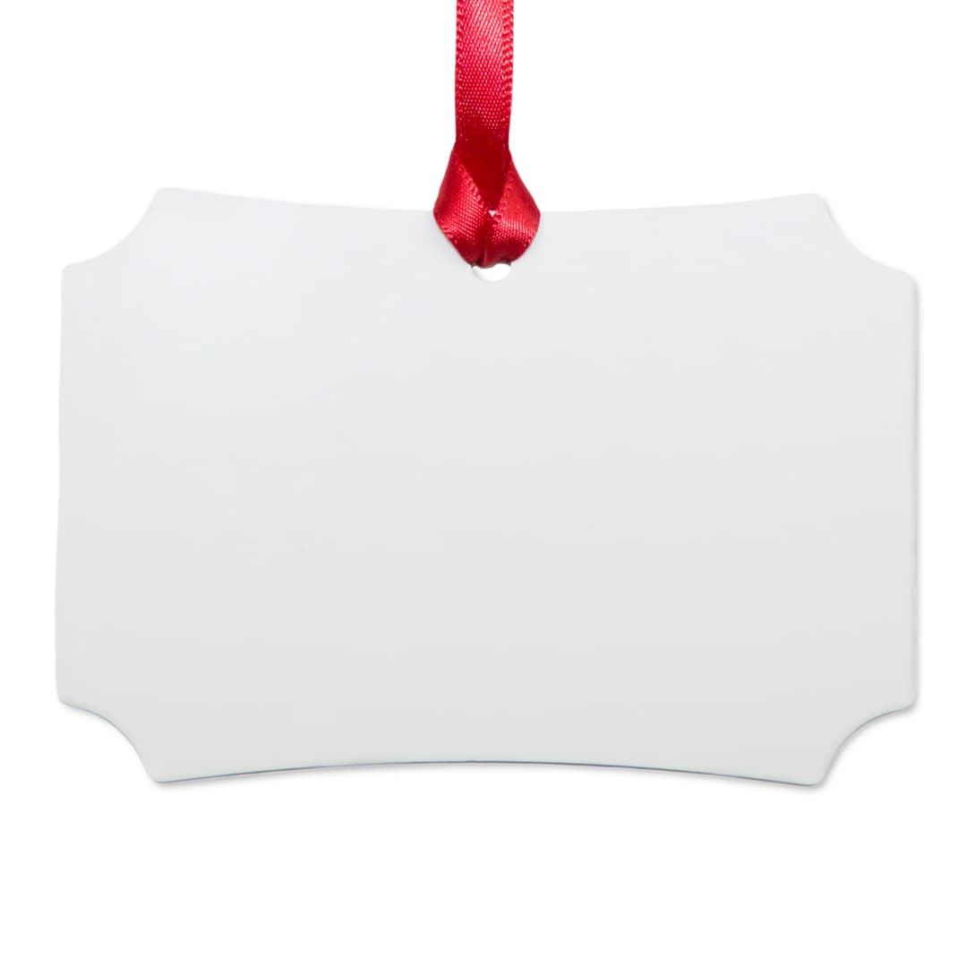 Scalloped Aluminum Ornament